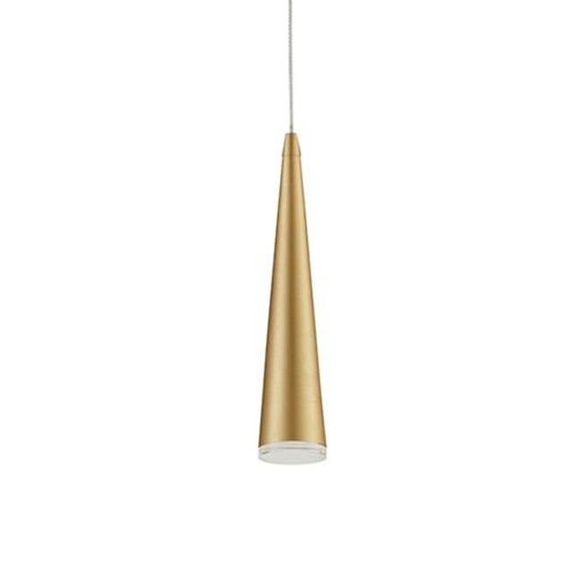 Kuzco Mina 12-in Brushed Gold Led Pendant