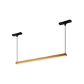 Kuzco Mira 22-in Brushed Gold 4000k Trilo Track Linear Pendant