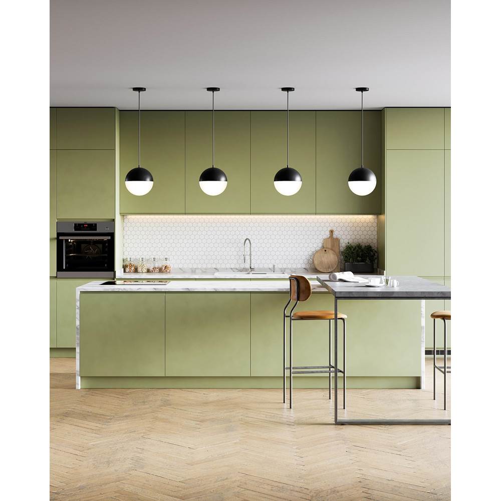 Kuzco Monae 10-in Brushed Gold Led Pendant