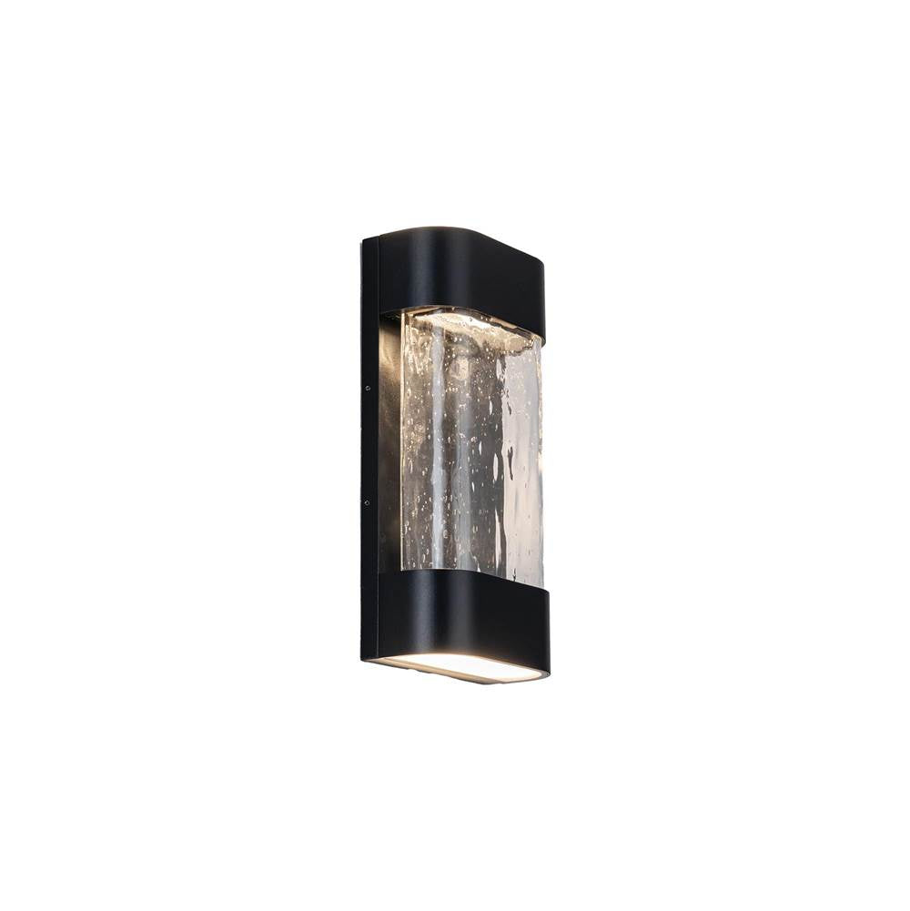 Kuzco EW75712-BK Black Moondew 12-in Black Led Exterior Wall Sconce Image 3