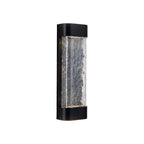 Kuzco Moondew 18-in Black Led Exterior Wall Sconce