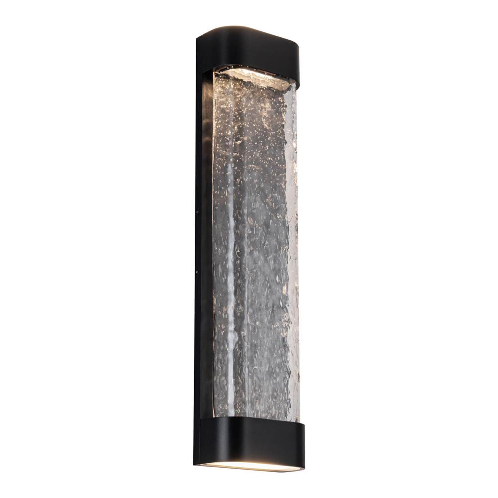 Kuzco EW75724-BK Black Moondew 24-in Black Led Exterior Wall Sconce Image 4