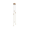 Kuzco Motif 27-in Brushed Gold Led Multi Pendant