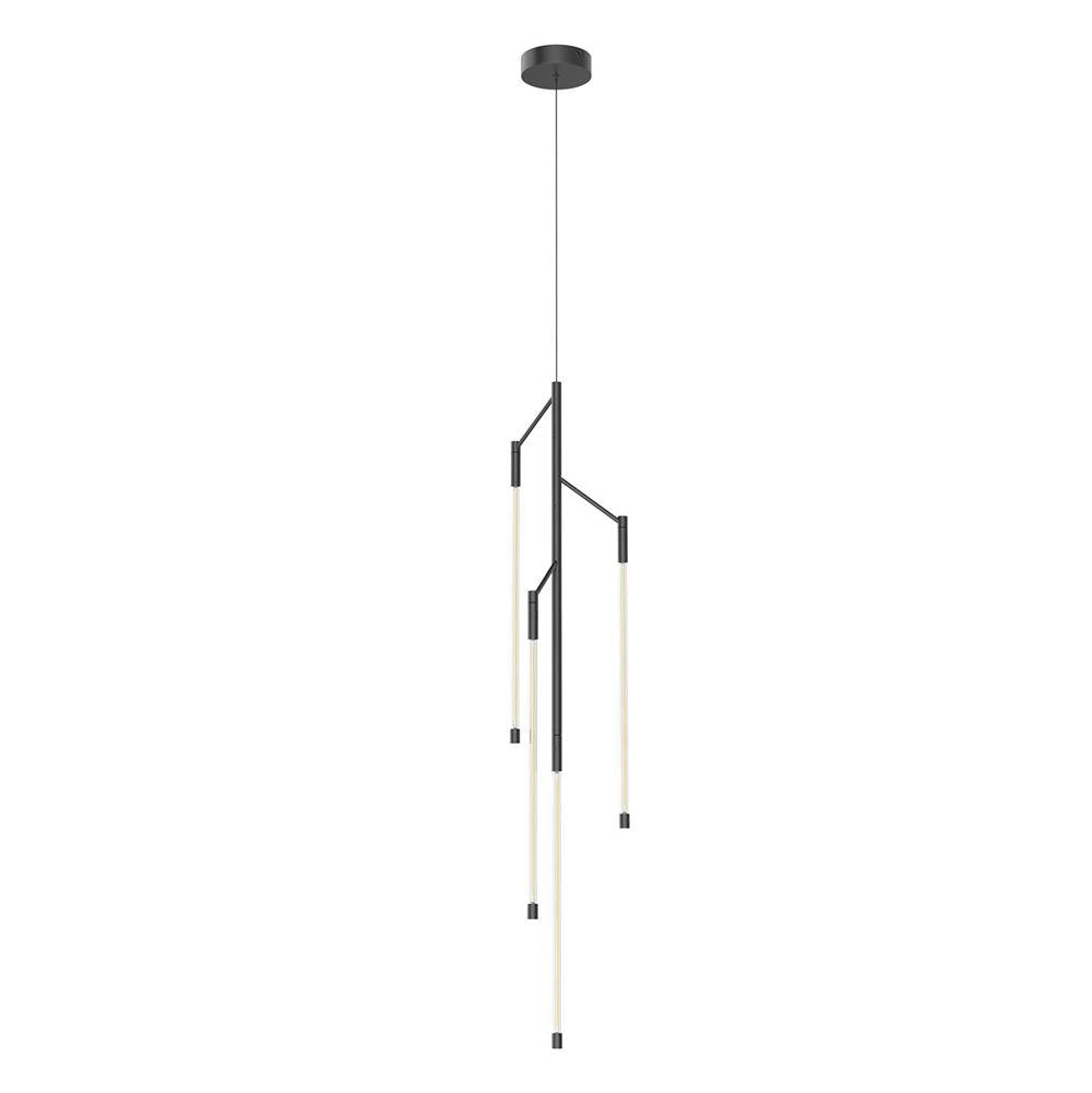 Kuzco PD74746-BK-UNV Black Motif 46-in Black Led Pendant Image 1