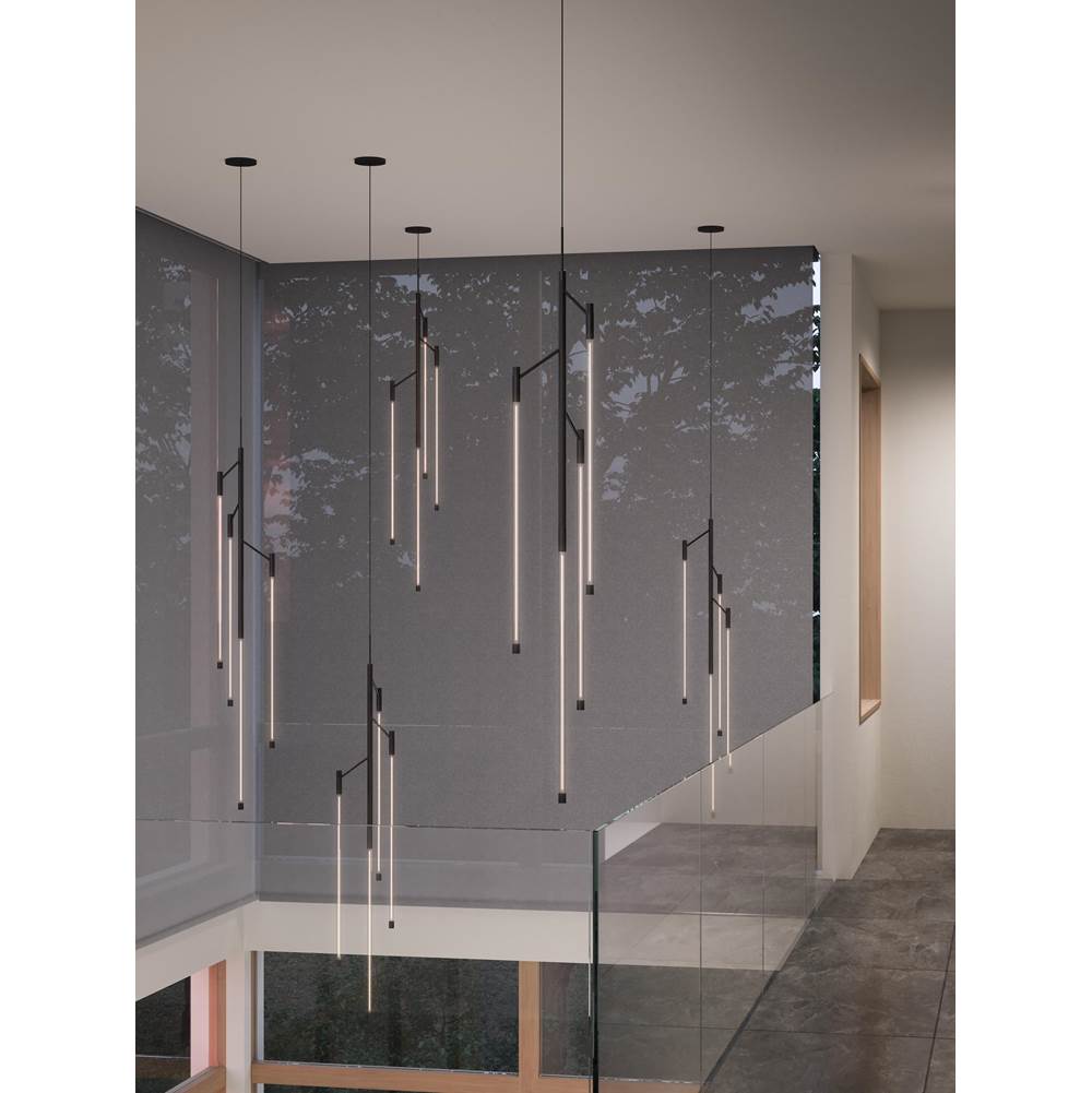 Kuzco Motif 46-in Black Led Pendant