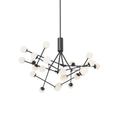 Kuzco CH97139-BK-UNV Black Moto 39-in Black Led Chandeliers Image 1