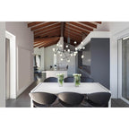 Kuzco Moto 39-in Black Led Chandeliers