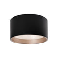 Kuzco FM11414-BK-5CCT Black Mousinni 14-in Black Led Flush Mount Image 1