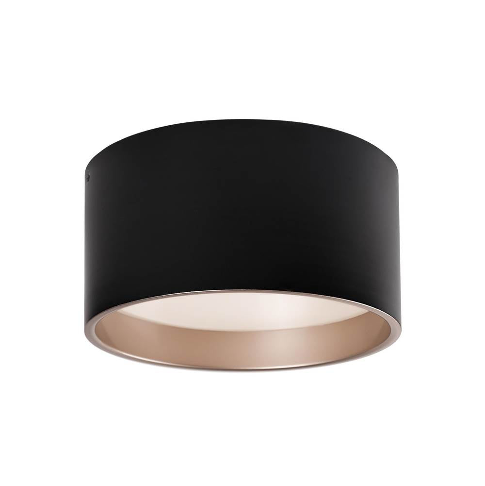 Kuzco FM11414-BK-5CCT Black Mousinni 14-in Black Led Flush Mount Image 1