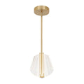 Kuzco PD62511-BG/LG Brushed Gold,Light Guide Mulberry 11-in Brushed Gold/light Guide Led Pendant Image 1