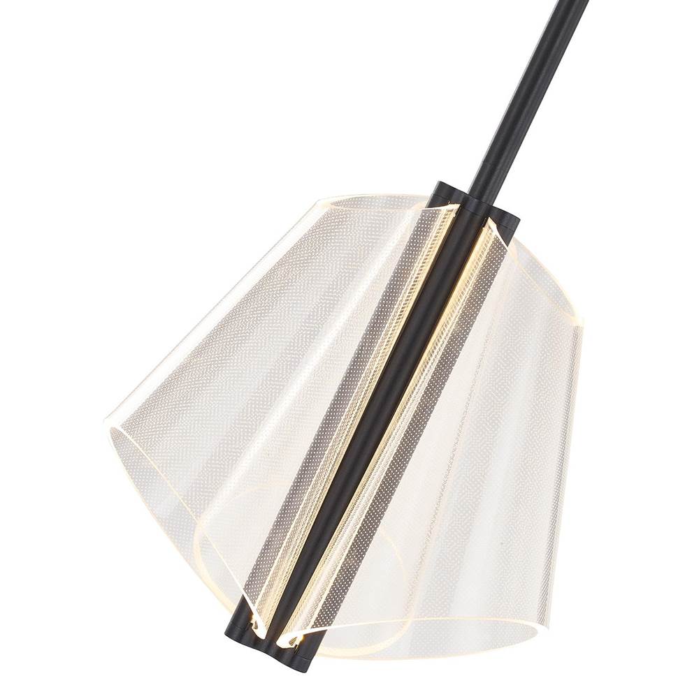 Kuzco Mulberry 11-in Brushed Gold/light Guide Led Pendant