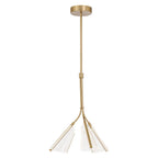 Kuzco PD62622-BG/LG Brushed Gold,Light Guide Mulberry 22-in Brushed Gold/light Guide Led Pendant Image 1