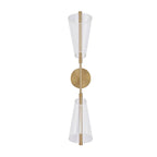 Kuzco WS62629-BG/LG Brushed Gold,Light Guide Mulberry 29-in Brushed Gold/light Guide Led Wall Sconce Image 1