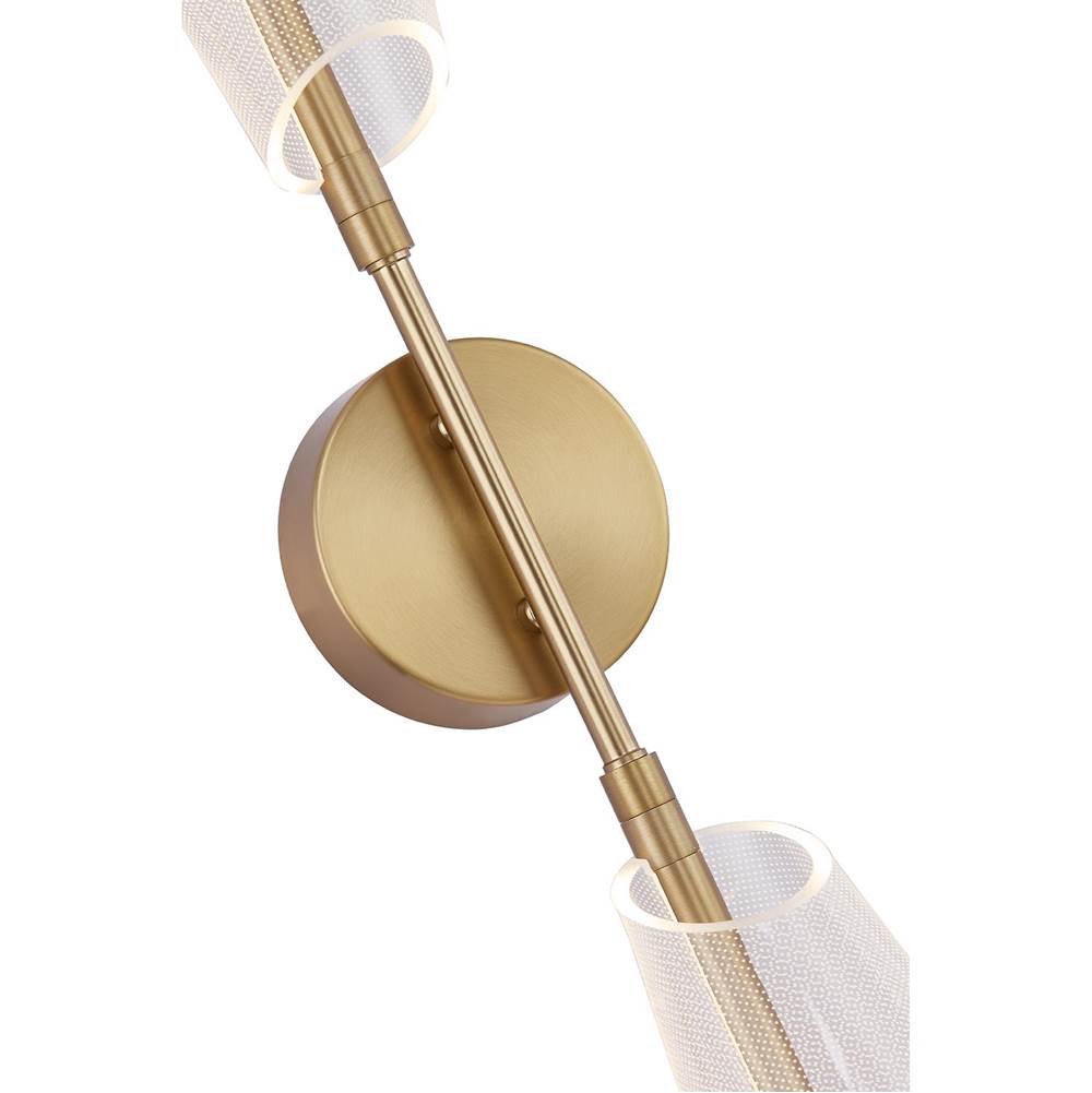Kuzco WS62629-BG/LG Brushed Gold,Light Guide Mulberry 29-in Brushed Gold/light Guide Led Wall Sconce Image 2