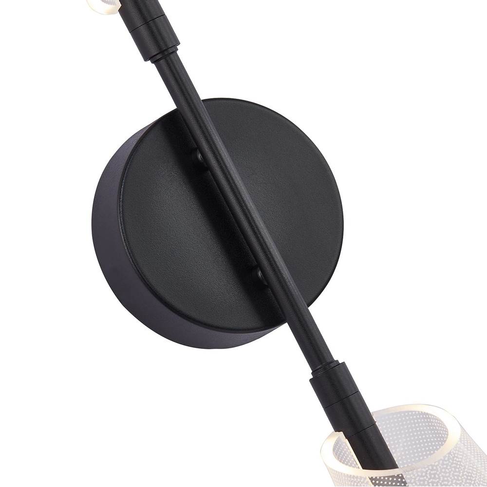 Kuzco WS62629-BK/LG Black,Light Guide Mulberry 29-in Black/light Guide Led Wall Sconce Image 2