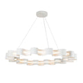 Kuzco CH18035-AW Antique White Nami 32-in Antique White Led Chandelier Image 1