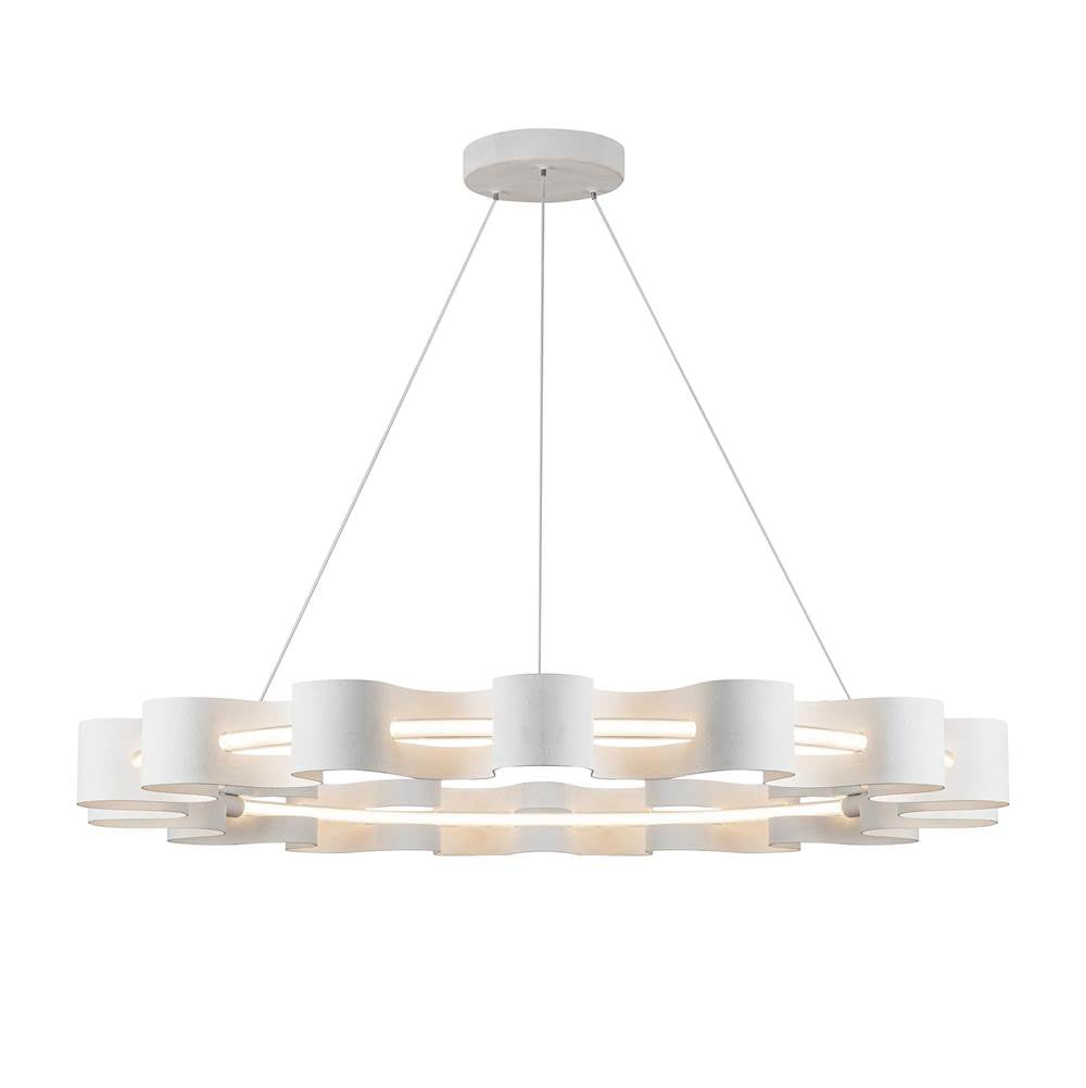 Kuzco CH18035-AW Antique White Nami 32-in Antique White Led Chandelier Image 4