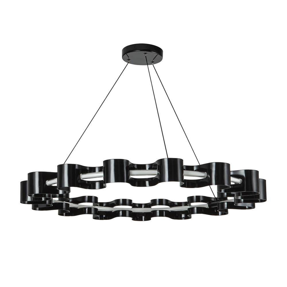 Kuzco Nami 32-in Antique White Led Chandelier
