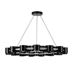 Kuzco CH18035-GBK Gloss Black Nami 32-in Gloss Black Led Chandelier Image 4