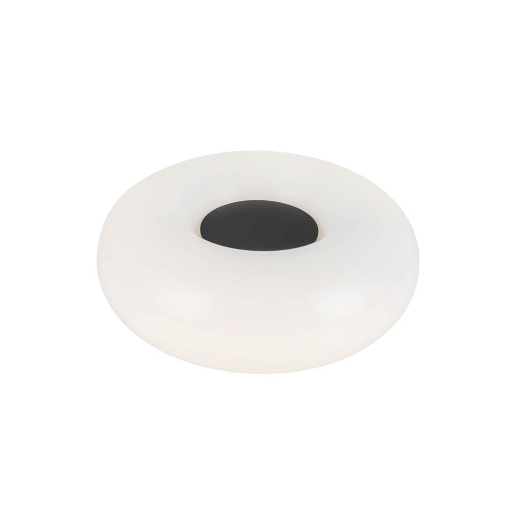 Kuzco Nimbus 8-in Black/opal Glass Led Table Lamp