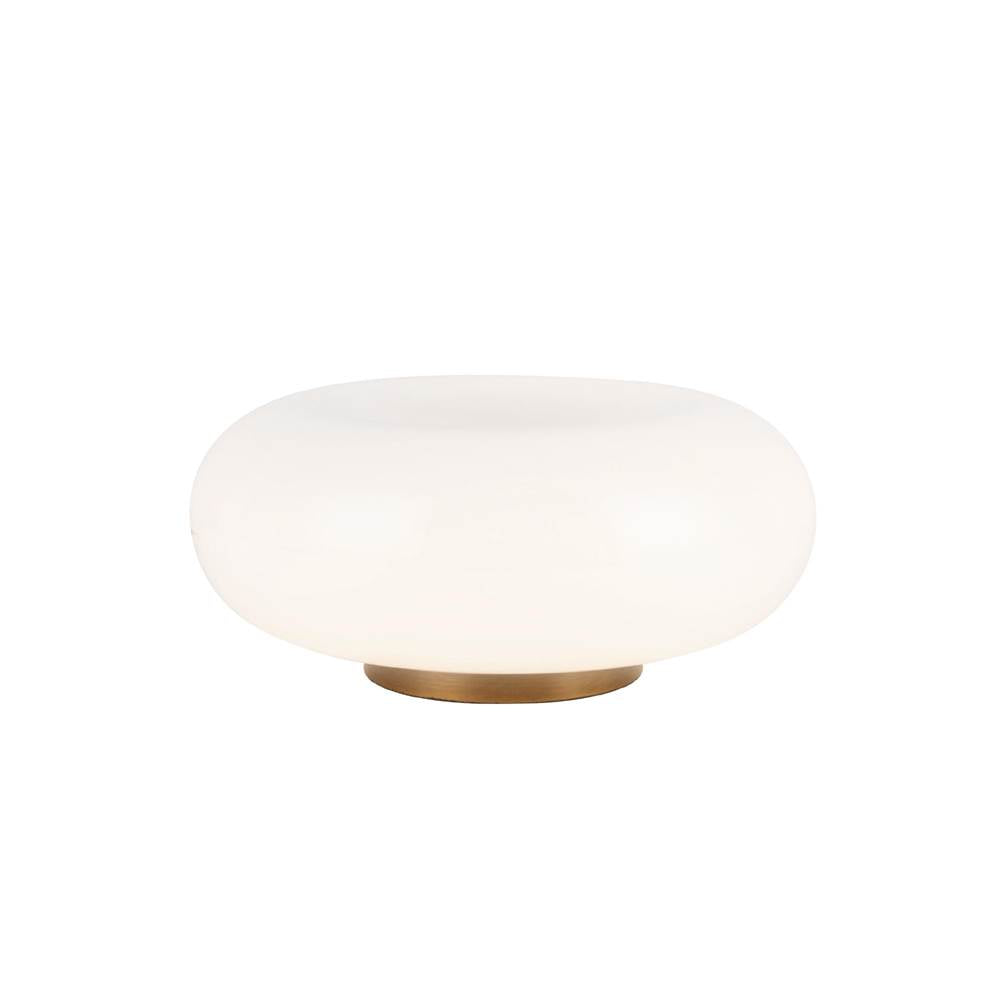 Kuzco TL12409-VB/OP Vintage Brass,Opal Glass Nimbus 8-in Vintage Brass/opal Glass Led Table Lamp Image 2
