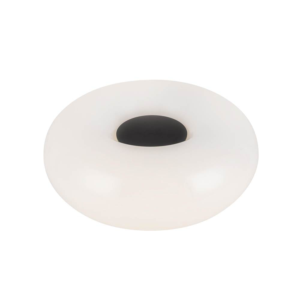 Kuzco Nimbus 12-in Black/opal Glass Led Table Lamp
