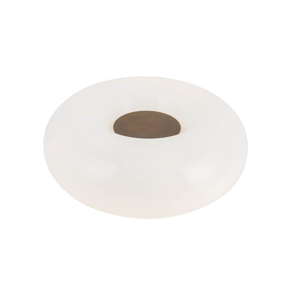 Kuzco Nimbus 12-in Black/opal Glass Led Table Lamp