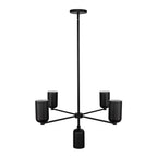 Kuzco Nola 31-in Black 5 Lights Chandelier