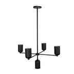 Kuzco CH57731-BK Black Nola 31-in Black 5 Lights Chandelier Image 3