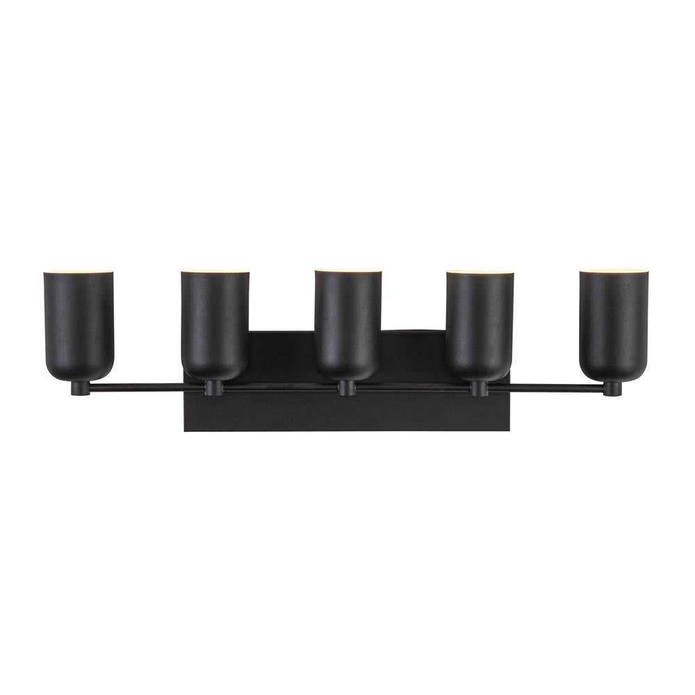 Kuzco VL57732-BK Black Nola 32-in Black 5 Lights Vanity Image 4