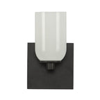Kuzco WS57704-BK/GO Black,Glossy Opal Glass Nola 4-in Black/glossy Opal Glass 1 Light Wall Sconce Image 3
