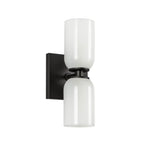 Kuzco Nola 3-in Brushed Gold/glossy Opal Glass Socket Wall Sconce