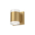 Kuzco Norfolk 5-in Brushed Gold Led Wall Sconce