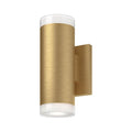 Kuzco Norfolk 8-in Brushed Gold Led Wall Sconce