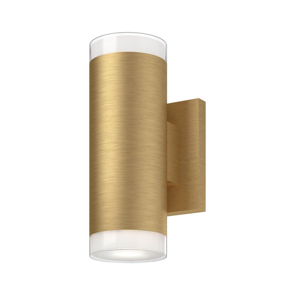 Kuzco Norfolk 8-in Brushed Gold Led Wall Sconce