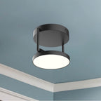Kuzco SF72205-BK-UNV Black Novel 5-in Black Led Semi Flush Mount Image 2