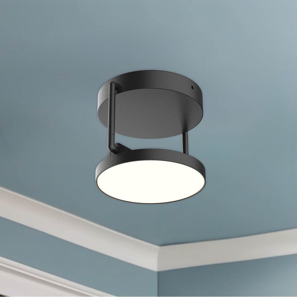 Kuzco SF72205-BK-UNV Black Novel 5-in Black Led Semi Flush Mount Image 2
