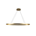 Kuzco LP79140-BG Brushed Gold Ovale 40-in Brushed Gold Led Linear Pendant Image 1