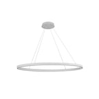 Kuzco Ovale 40-in Brushed Gold Led Linear Pendant