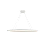 Kuzco LP79140-WH White Ovale 40-in White Led Linear Pendant Image 4
