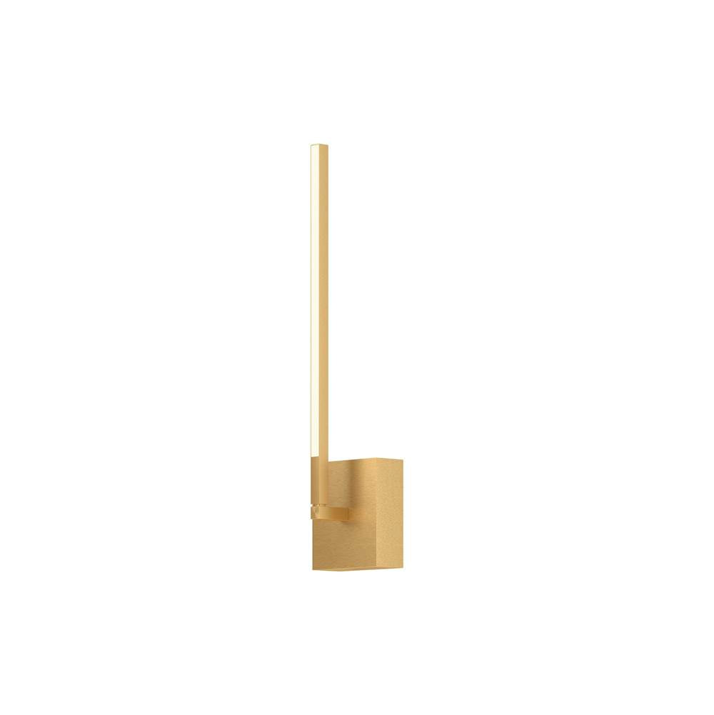 Kuzco Pandora 18-in Brushed Gold Led Wall Sconce