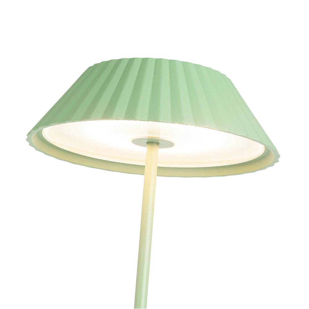 Kuzco TL66714-GN Sage Green Pela 6-in Sage Green Led Table Lamp Image 2