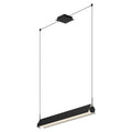 Kuzco LP73536-BK/WH Black,White Phoenix 36-in Black/white Led Linear Pendant Image 1