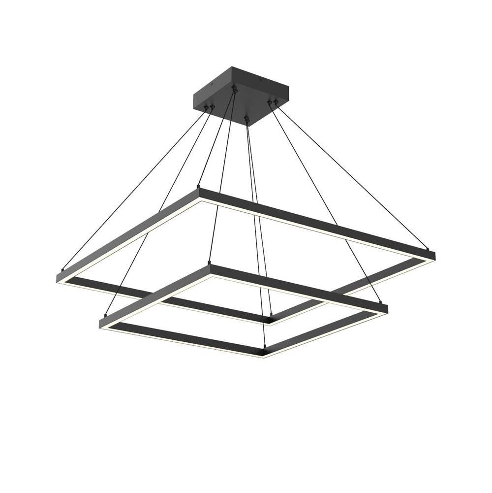 Kuzco CH88232-BK-UNV-010 Black Piazza 32-in Black Led Chandeliers Image 1
