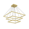 Kuzco Piazza 32-in Brushed Gold Led Chandeliers