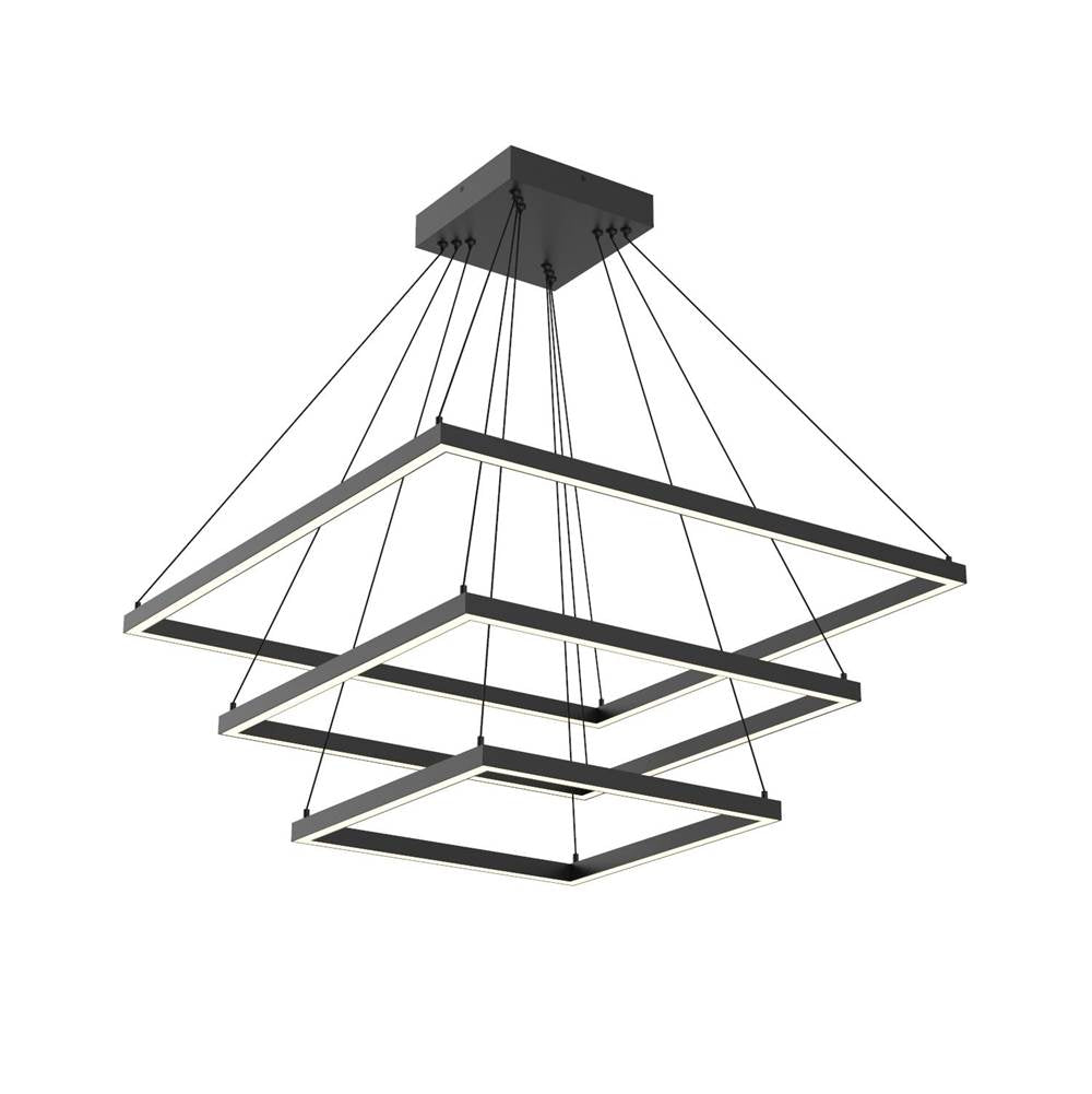 Kuzco CH88332-BK-UNV-010 Black Piazza 32-in Black Led Chandeliers Image 1