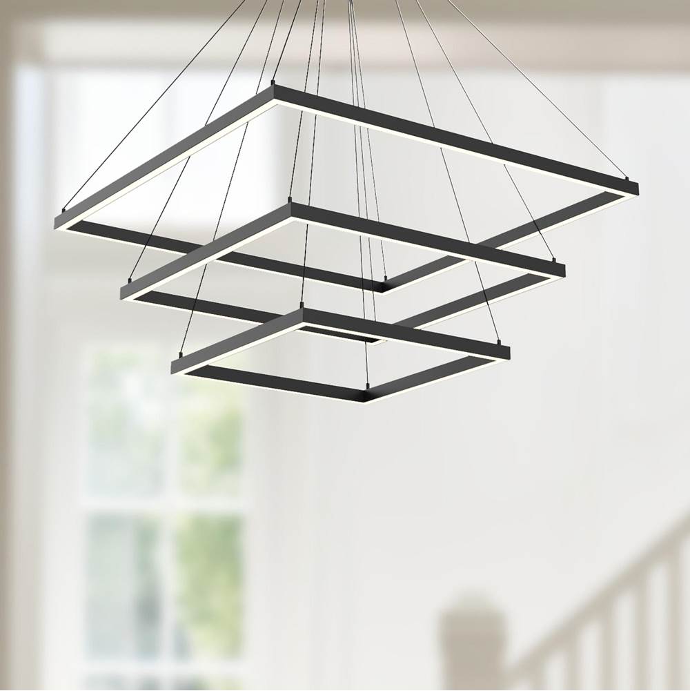 Kuzco CH88332-BK-UNV-010 Black Piazza 32-in Black Led Chandeliers Image 2