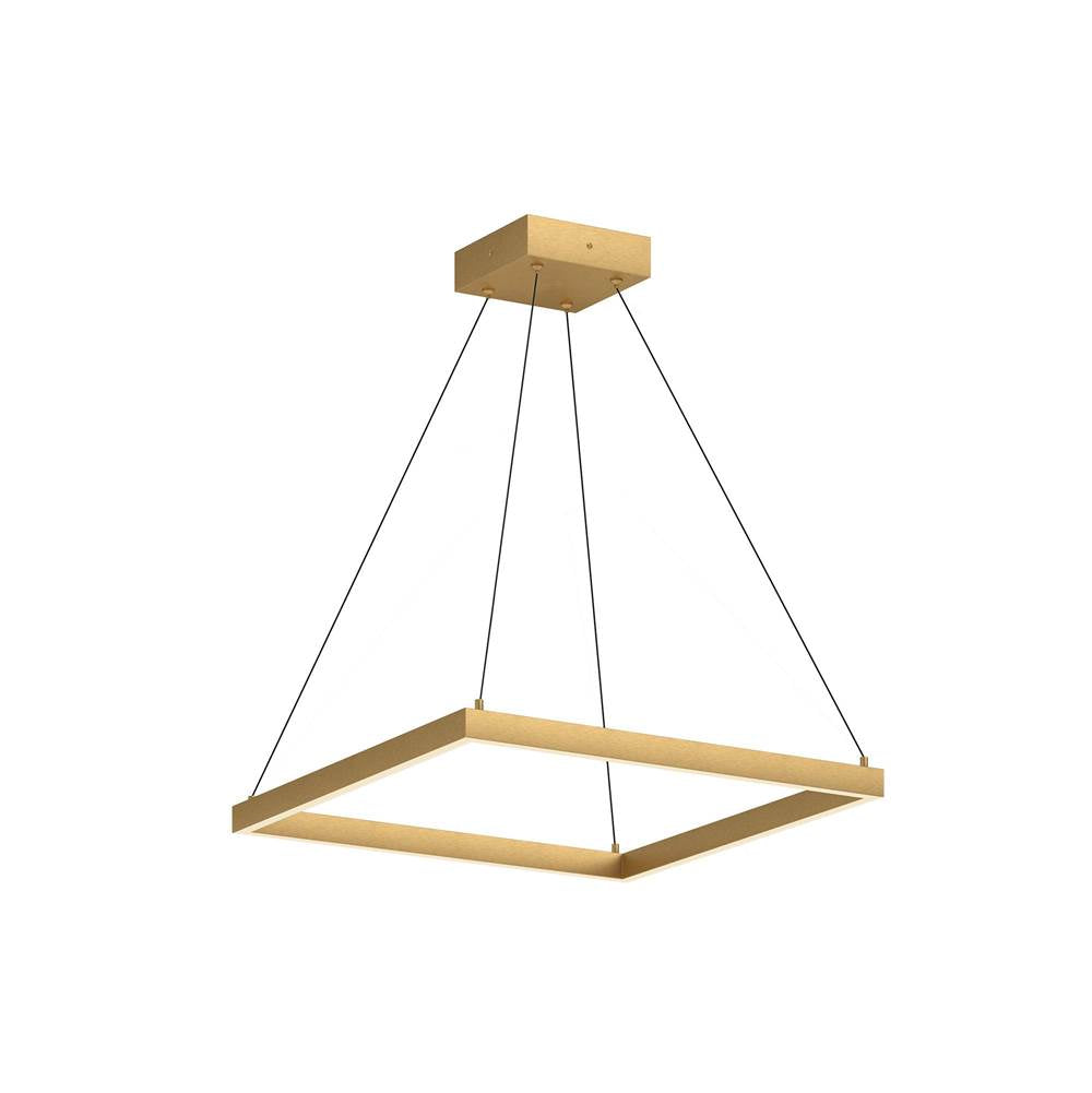 Kuzco PD88124-BG-UNV-010 Brushed Gold Piazza 24-in Brushed Gold Led Pendant Image 1