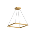 Kuzco Piazza 24-in Brushed Gold Led Pendant