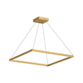Kuzco Piazza 36-in Brushed Gold Led Pendant